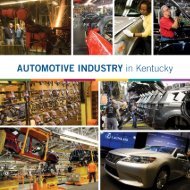 Kentucky's Automotive Industry Profile - Kentucky Cabinet for ...