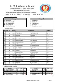 1. FC Eschborn SoMa - 1. FC Sulzbach