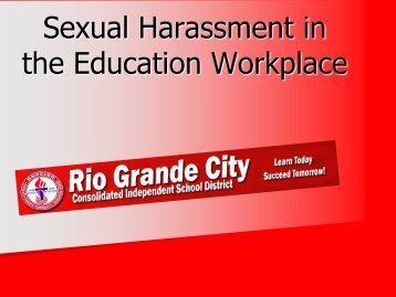 Final Sexual Harassment Presentation2012a - rgccisd