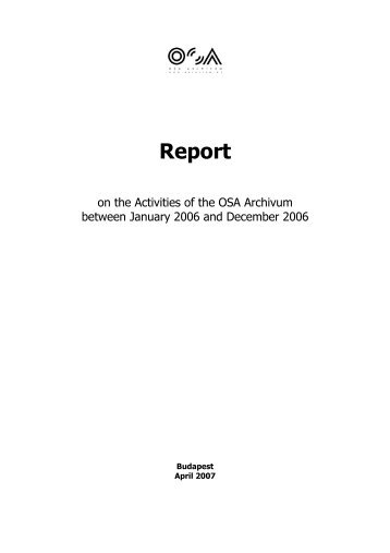 2006 - OSA Archivum