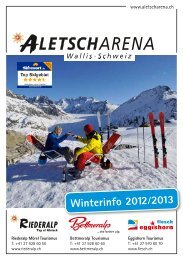 Winterinfo 2012⁄2013 - Bettmeralp