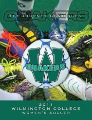 2011 Media Guide - Wilmington College