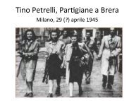 Tino Petrelli, Partigiane a Brera - mediastudies.it