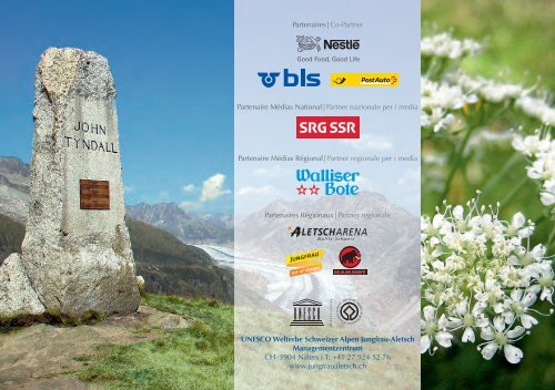 Il ghiacciaio dell'Aletsch - UNESCO Welterbe Schweizer Alpen ...