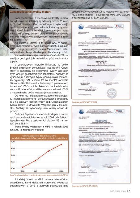 2009 (pdf - 14,7 MB) - Å tÃ¡tny geologickÃ½ Ãºstav DionÃ½za Å tÃºra