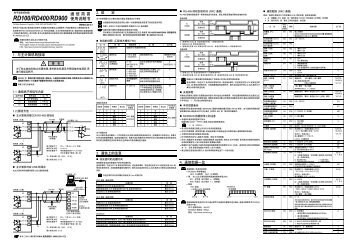 RD100/RD400/RD900 - rkc instrument inc.