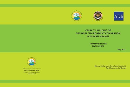 Transport Sector Final Report - National Environment Commission