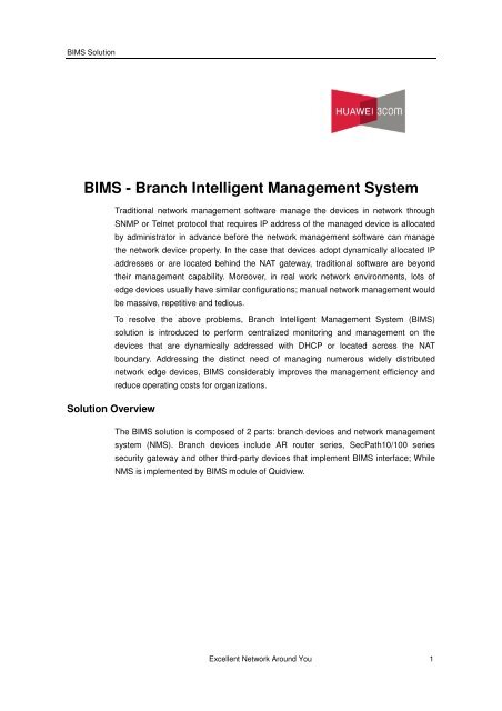 BIMS - Branch Intelligent Management System - Smart-Info Limited