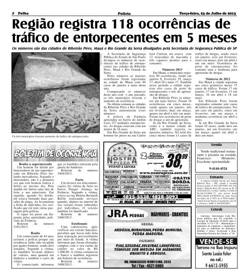 Download da Edição em PDF - Folha Ribeirão Pires