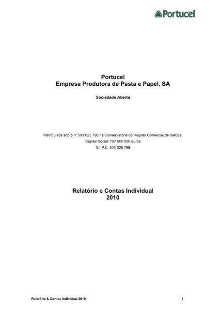 Portucel â€“ Empresa Produtora de Pasta e Papel SA
