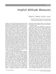 Implicit Attitude Measures - ResearchGate
