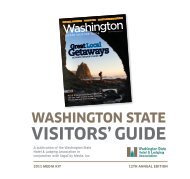 Washington state Visitors' guide - Sagacity Media Inc.