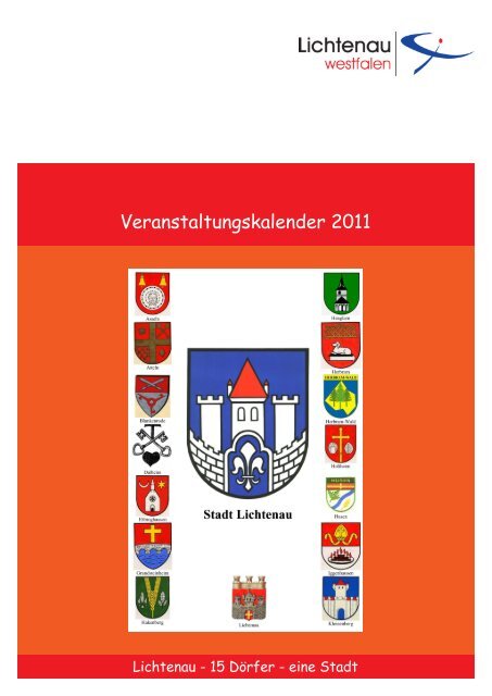 Veranstaltungskalender 2011 - Lichtenau