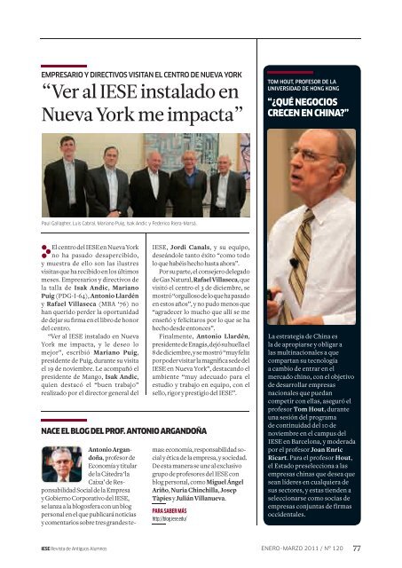 un nuevo mundo: construyendo la empresa del futuro - revista iese.