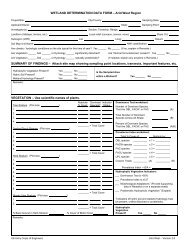 Arid West Data Form Version 2 - U.S. Army Corps of Engineers
