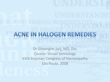 Acne halogens.pdf - Dr. Gheorghe Jurj - Homeopatie