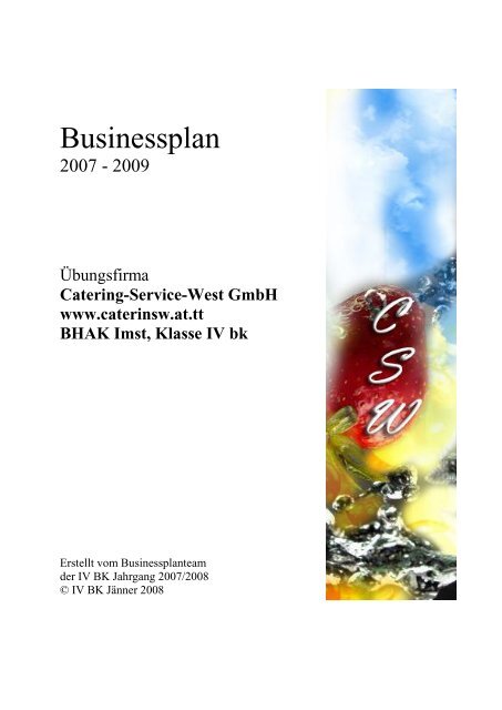 Businessplan Hak Imst