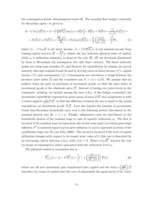 The general equilibrium effects of fiscal policy