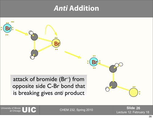 Chem 232 Lecture 12 - UIC Department of Chemistry - University of ...