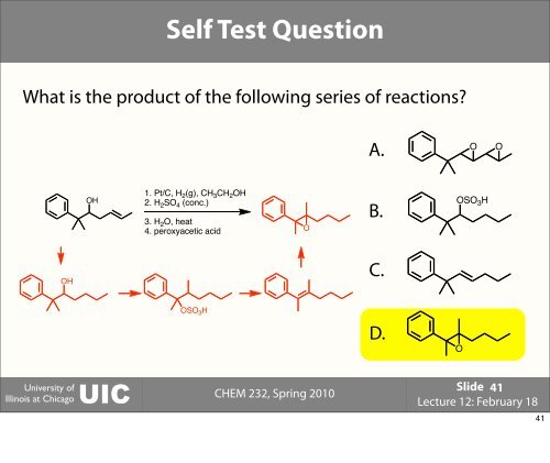 Chem 232 Lecture 12 - UIC Department of Chemistry - University of ...