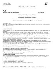 DRG GAD65 Ab Elisa (EIA-4087) Revised 4 ... - DRG International