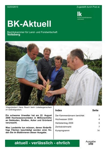 BK-Aktuell - Landeskammer für Land- und Forstwirtschaft Steiermark