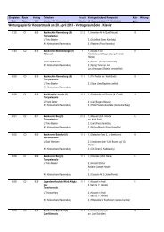 Zeitplan Vortragsraum C Solo und Klavier