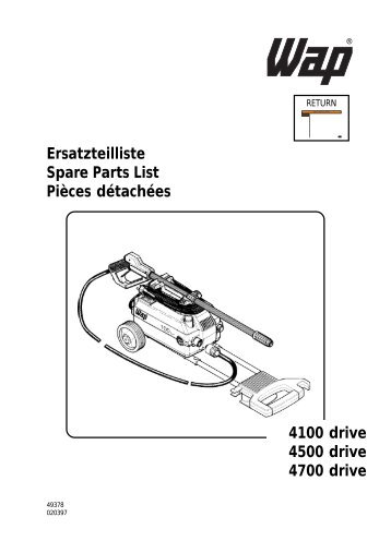 4100 drive, 4500 drive, 4700 drive - Wap Nilfisk Alto Shop