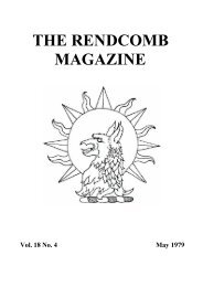 The Rendcomb Magazine, May 1979 - The Old Rendcombian