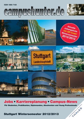 Ausgabe Stuttgart Wintersemester 2012 - campushunter.de