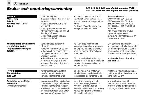 SEG ECONOMY D Bedienungs- und Montageanleitung Operating ...