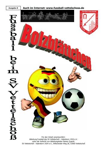 Heft 8 Druck - Abteilung Fußball beim SV Vettelschoss-Kalenborn ...