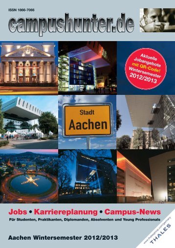 Ausgabe Aachen Wintersemester 2012 - campushunter.de