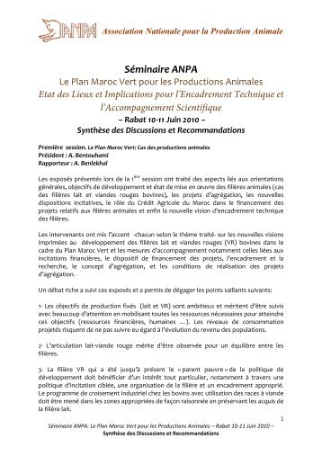 SynthÃ¨se et recommandations