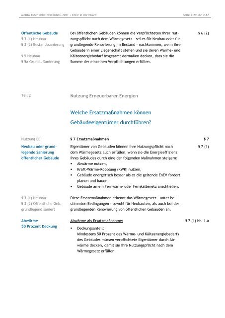 EEWärmeG 2011 + EnEV - ENEV-Online.de