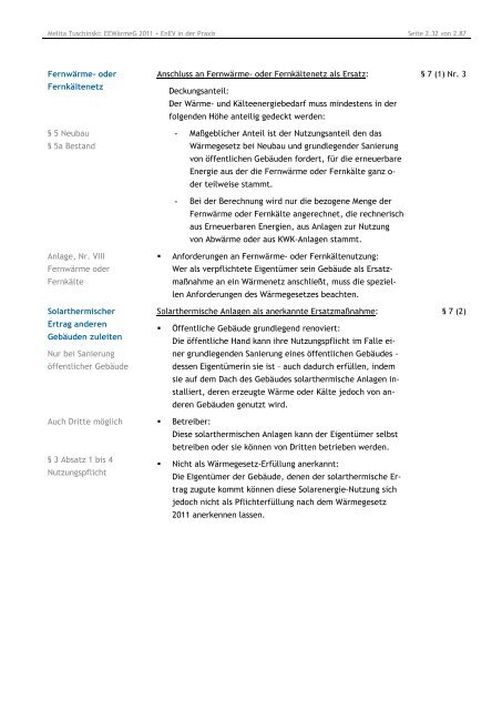 EEWärmeG 2011 + EnEV - ENEV-Online.de