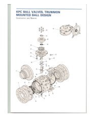 Side Entry, Trunnion Mounted Ball Valve -- KPC - Associated Valve