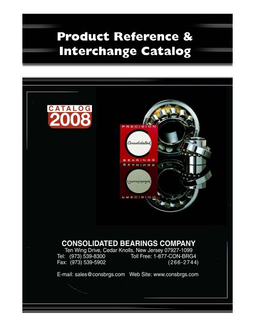 About the Companyâ€¦ - CONSOLIDATED BEARINGS COMPANY ...