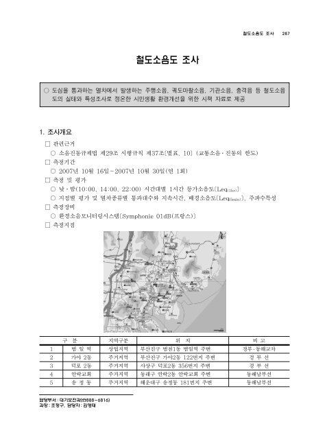 ì² ë „ì†Œì Œë „ ì¡°ì‚¬ - ë¶€ì‚°ê´'ì—ì‹œ ë³´ê±´í™˜ê²½ì—°êµ¬ì›