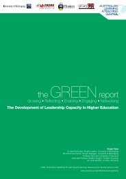 GREEN report - University of Wollongong