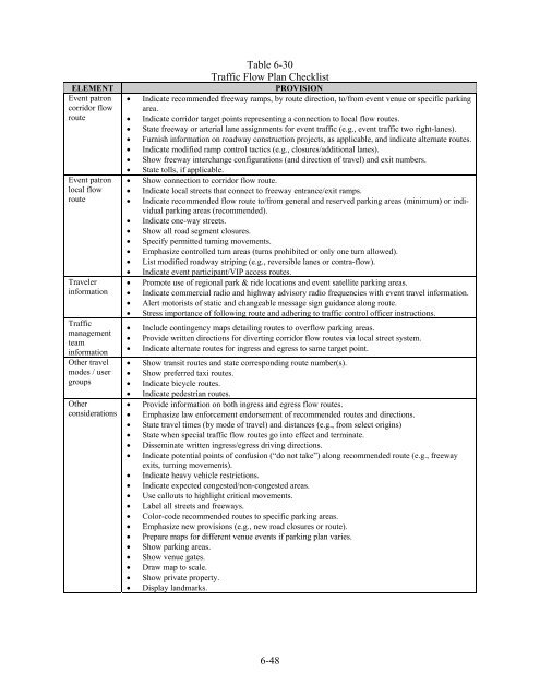 managing travel for planned special events - FHWA Operations ...