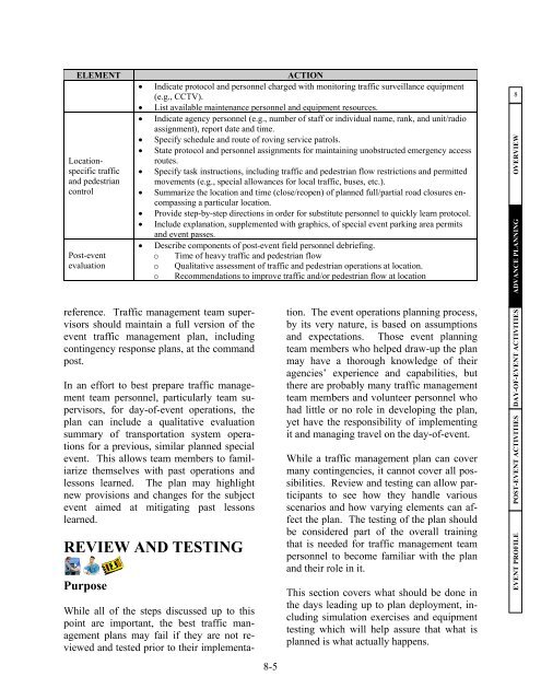 managing travel for planned special events - FHWA Operations ...