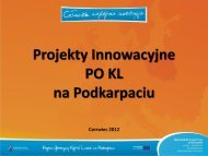 Cel projektu - wup rzeszow.pl - WojewÃ³dzki UrzÄd Pracy w Rzeszowie