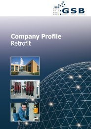 Company Profile Retrofit - GSB mbH & Co. KG