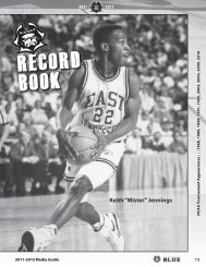 RECORD BOOK - ETSUBucs.com