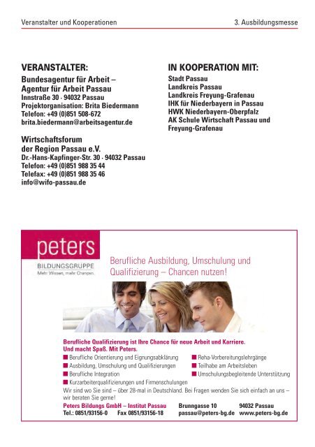 Messekatalog - Wirtschaftsforum Passau