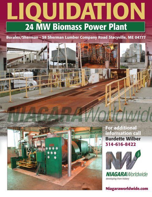 24 MW Biomass Power Plant - Niagara Worldwide