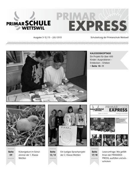 Primarexpress Juli 2013 Pdf 3 00 Mb Primarschule