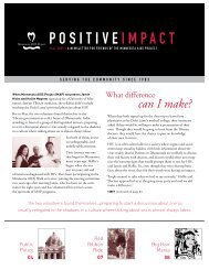 POSITIVE IMPACT - Minnesota AIDS Project