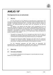 Anejo 18. Hormigones de uso no estructural